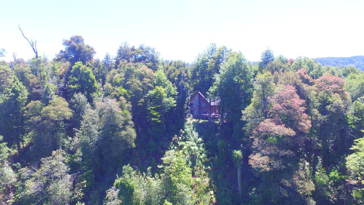 Cabana Rustica Patagonia Chilena Coñaripe Esterno foto